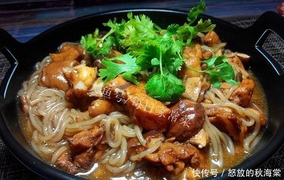  比肉|粉条怎么可以比肉还好吃！简单易做的鸡肉炖粉条，走起！