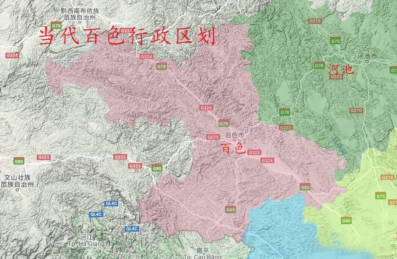 属邕州都督府管辖|给你附上从唐代至当代百色行政区划史的地图，你能找到凌云吗？