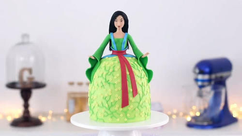 花木兰|大师制作花木兰翻糖蛋糕,中国风十足,太美了都舍不得吃