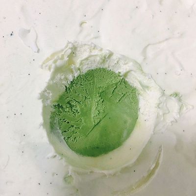 香草|抹茶香草双色冰淇淋