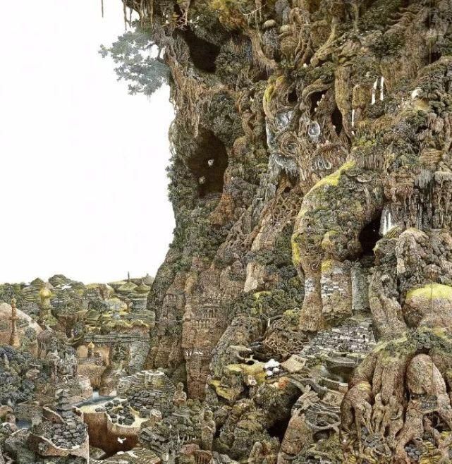 极致|一幅画画了3年,细到要用放大镜,他把钢笔画玩到了极致!