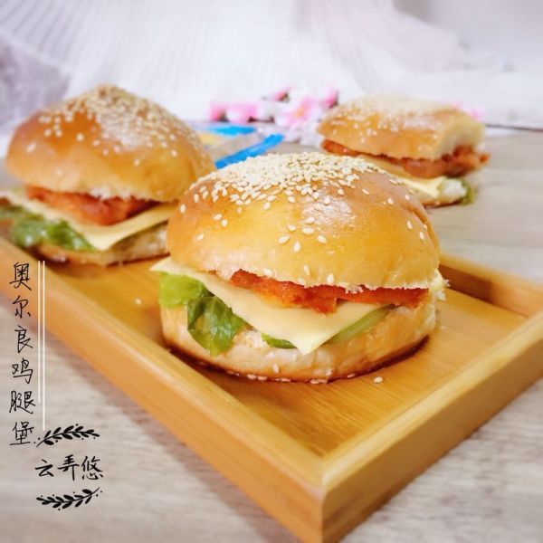 芝士|奥尔良芝士鸡腿堡