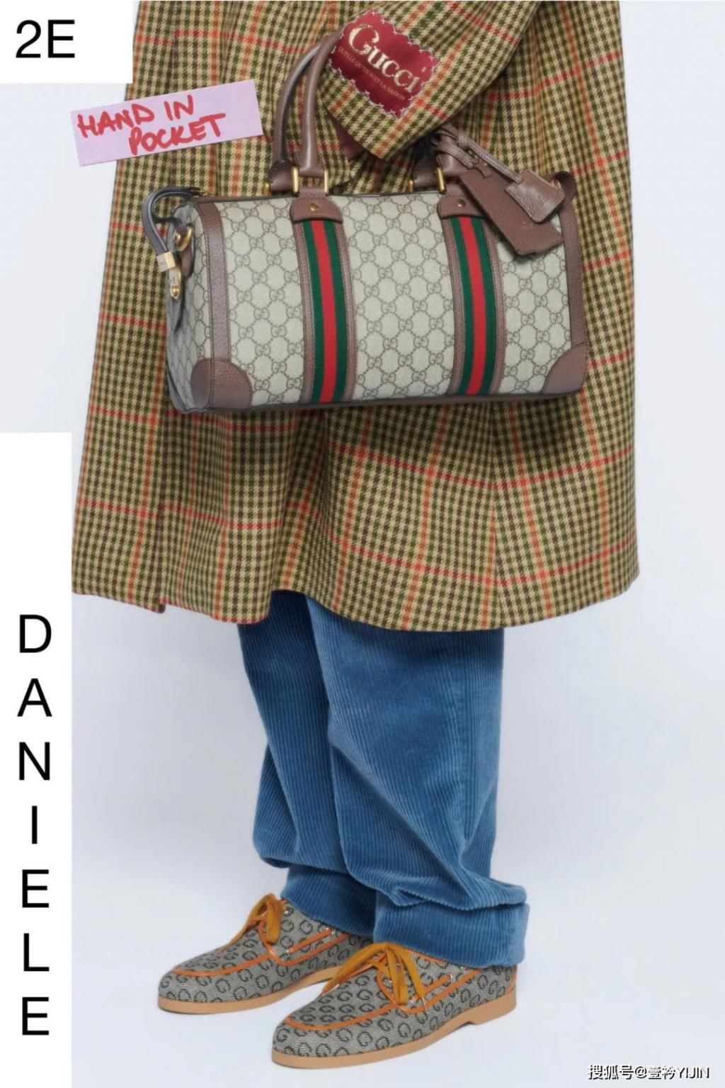  女孩|GUCCI 2021Resort | 打破常规时装周发布的便利贴女孩