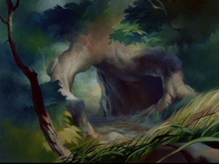  动画|迪斯尼经典动画背景美术资料公开