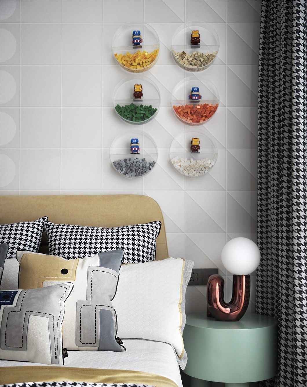  样板间|130㎡现代低奢风样板间, 柔和不乏雅致的高级感