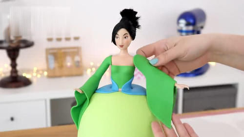 太美|大师制作花木兰翻糖蛋糕,中国风十足,太美了都舍不得吃