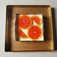  芝士|热量极低的西柚慕斯芝士条，颜值也高哦