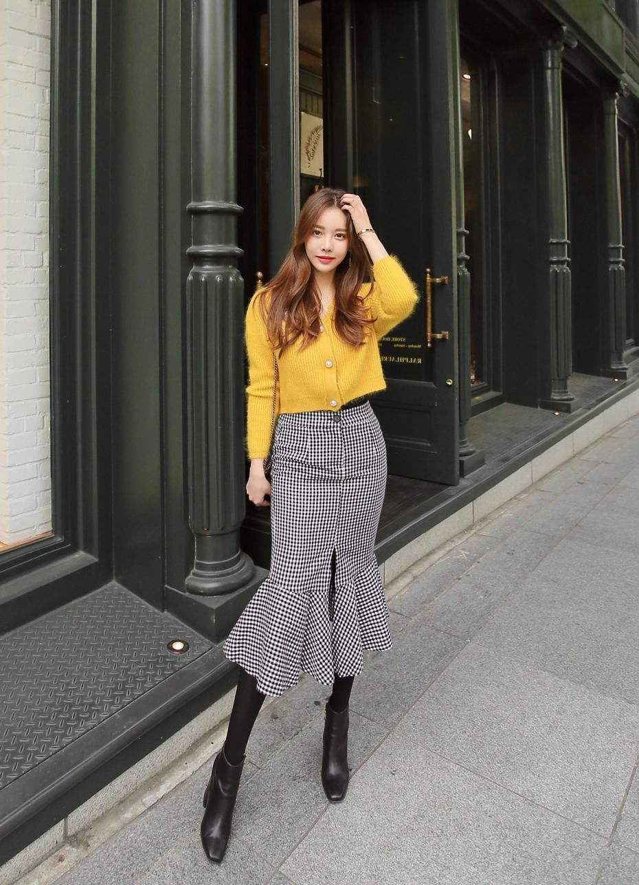  说不出来|道晖芝穿搭-鲜黄柠檬皙光可爱甜美针织衫，说不出来的美