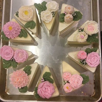  奶油奶酪|韩式裱花百香果慕斯杯