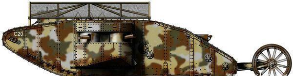 时期|最初的选择,第一次世界大战时期英国坦克装备的武器