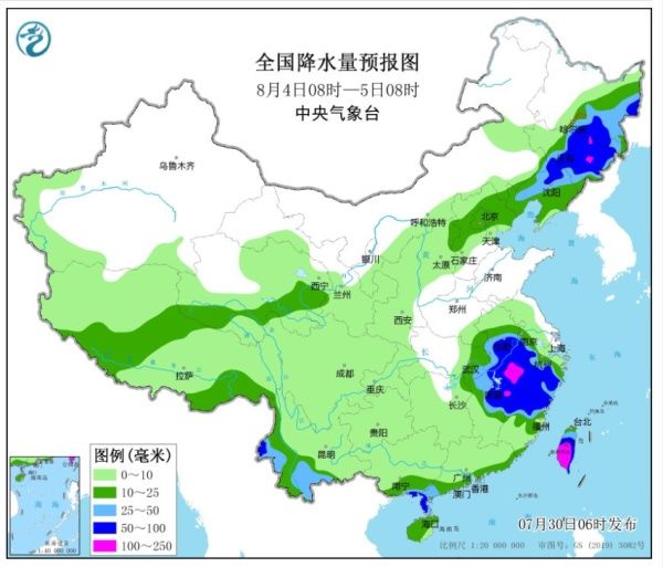 5号台风残余水汽北上，我省迎来今夏第四轮强降雨