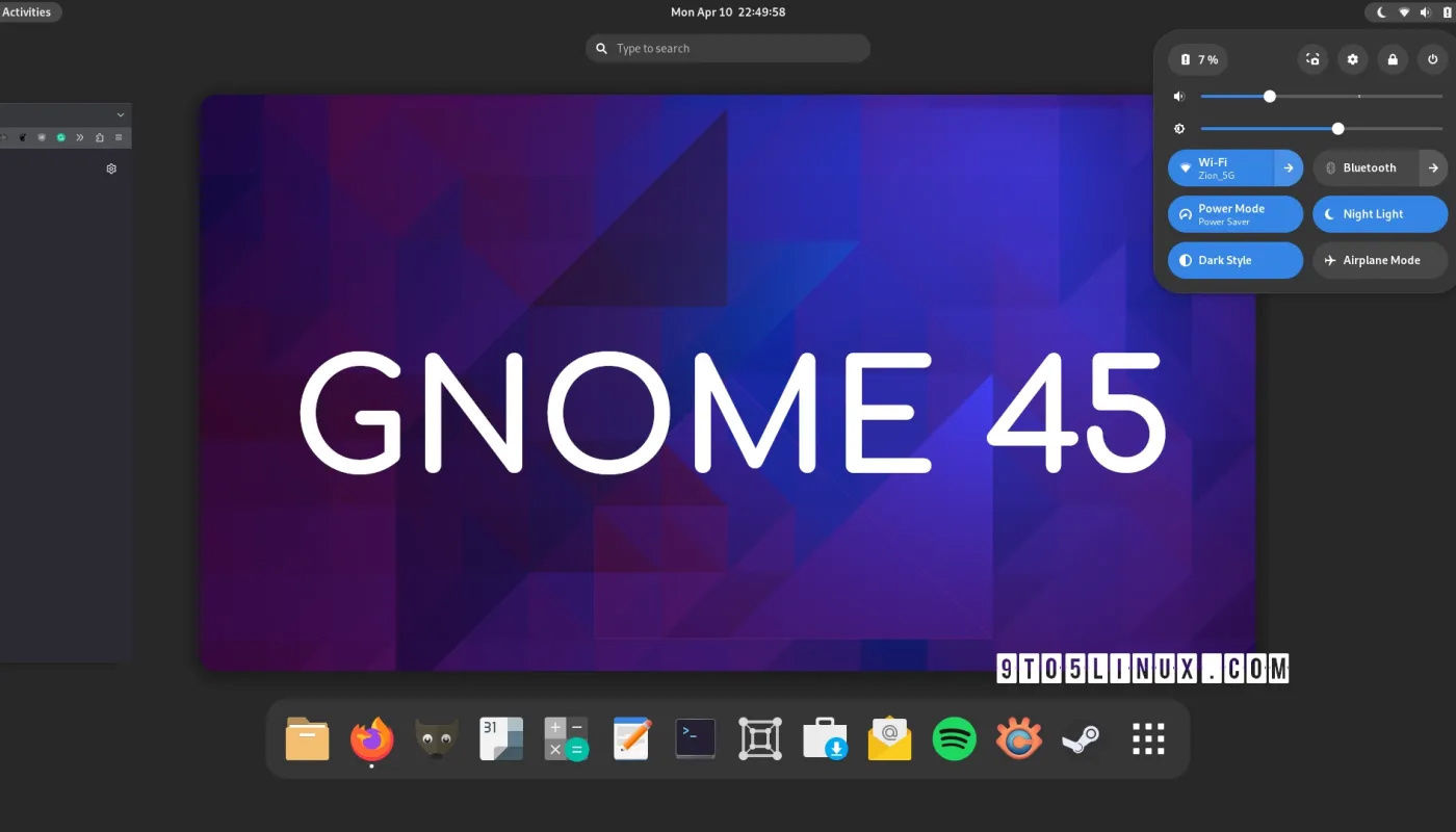 GNOME 45 Alpha 桌面环境开启公测