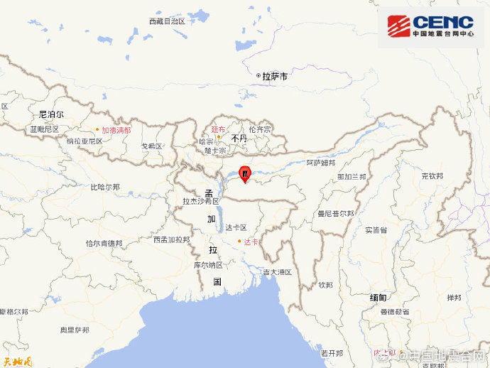 印度发生5.0级地震