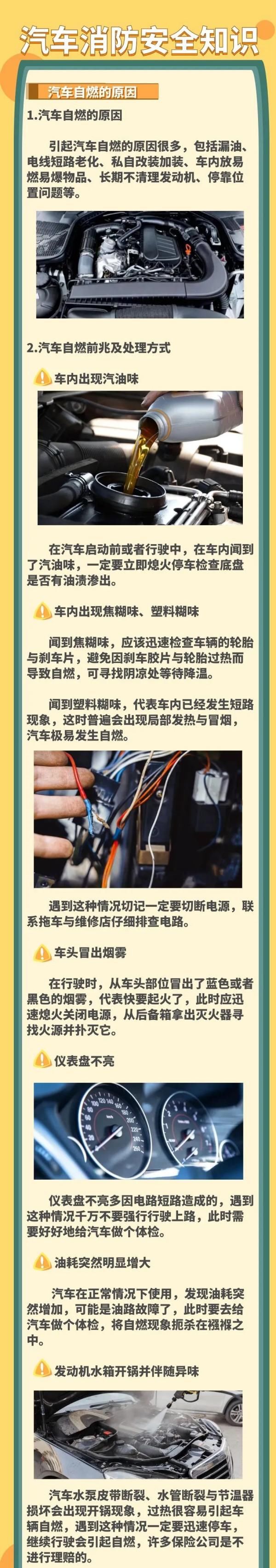  高温|夏季高温，汽车自燃隐患要注意！