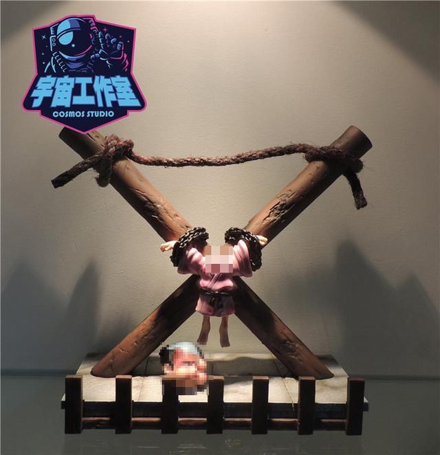  人大|海迷狂喜，同人制作桃之助处决手办，替换件效果让人大呼老天开眼