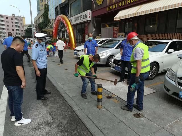 停车|私圈私设私占道路？不行！大连开展强力清除