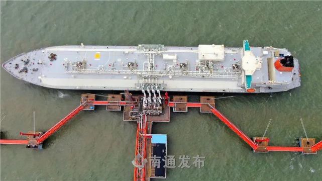 洋口港|壮观航拍丨累计接卸25国3178万吨LNG，洋口港LNG接收站“全程高能”