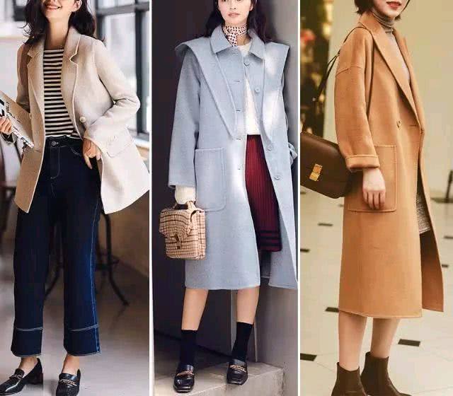  日常|小个子女生日常穿搭，大衣搭配针织衫毛衣，显高又显瘦