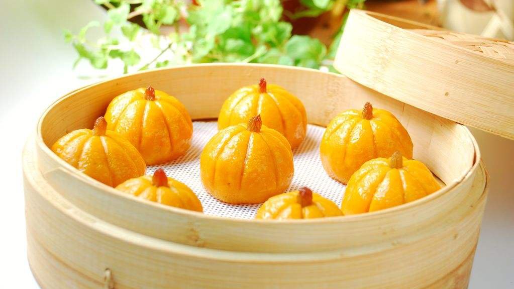  剩下的面团|小朋友爱吃的南瓜豆沙包，学会之后不用买路边摊啦