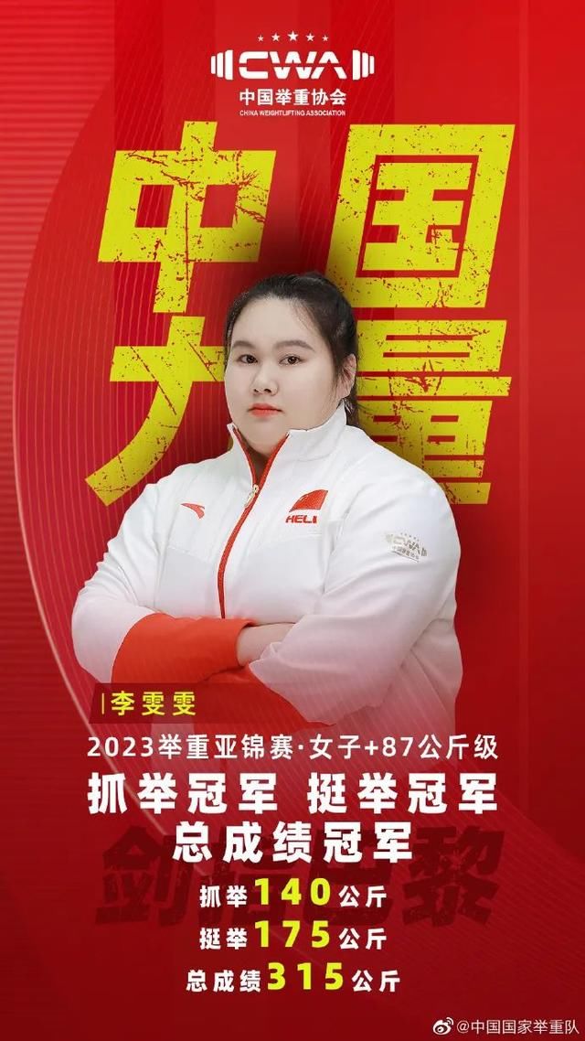 斩获26金14银3铜，举重亚锦赛中国队完美收官