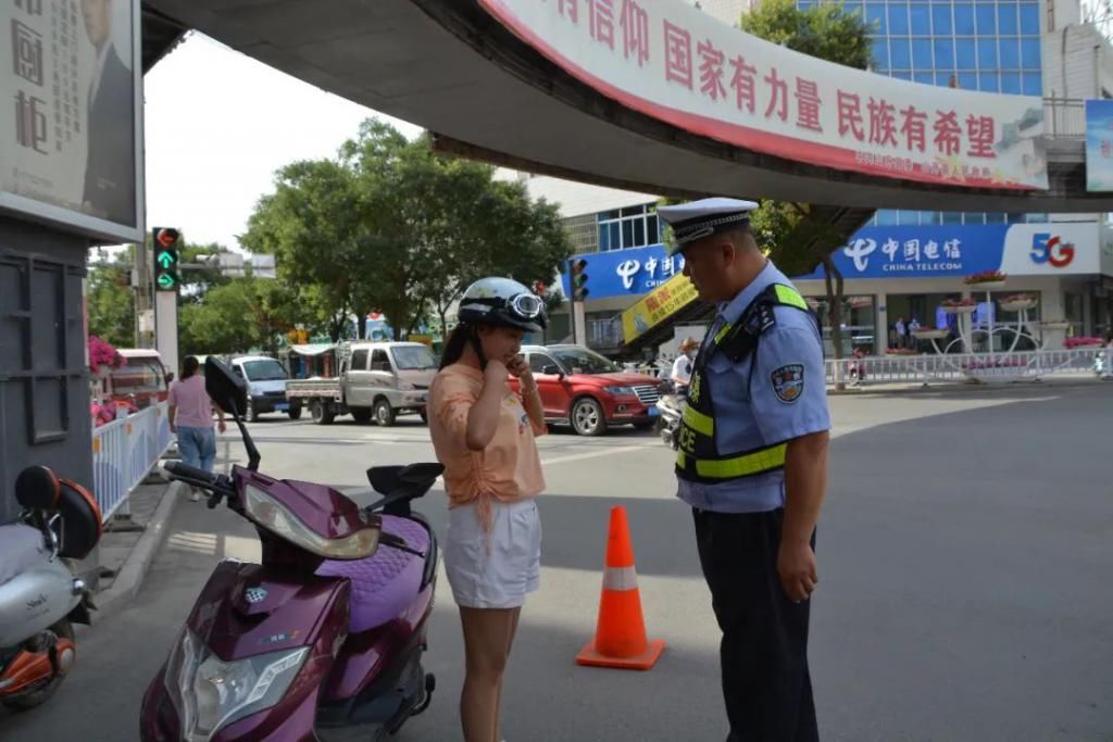  山丹|带了！戴了？自欺欺人！山丹公安交警持续开展电动车专项整治行动