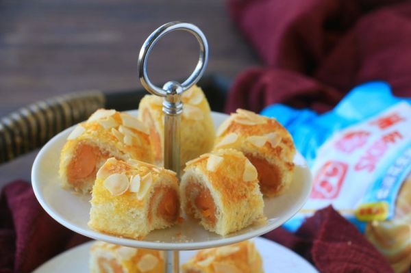  四季宝花生|花生酱火腿吐司卷