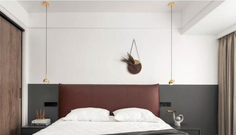  卧室|朋友买的80平米二居室，一共才花7万，这现代风格太美了