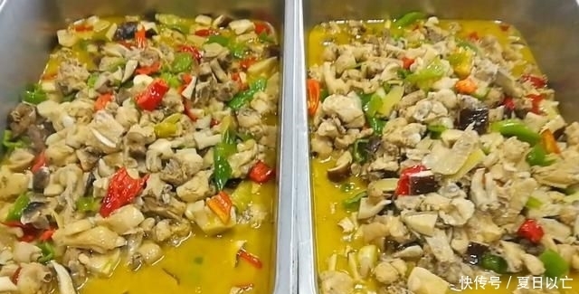 香菇|淮扬菜大厨改良员工餐将香菇烧鸡这么做,鲜香微辣,开胃下饭