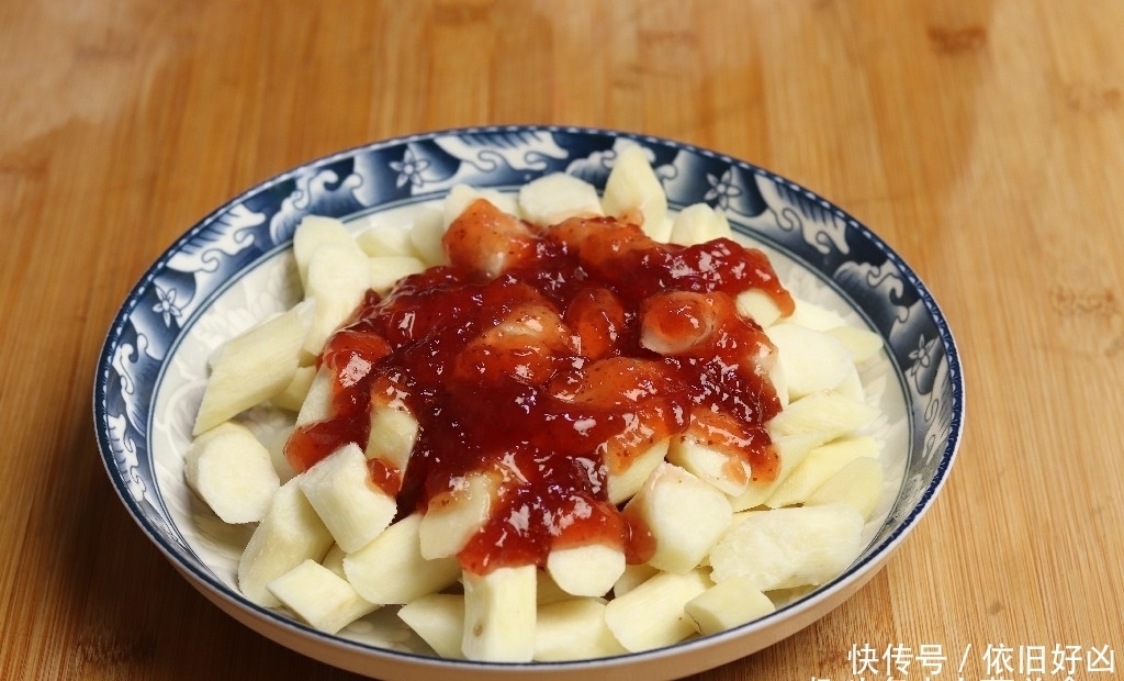 将山药|天热,我家孩子迷上它,10分钟做一盘,简单美味,又甜又糯