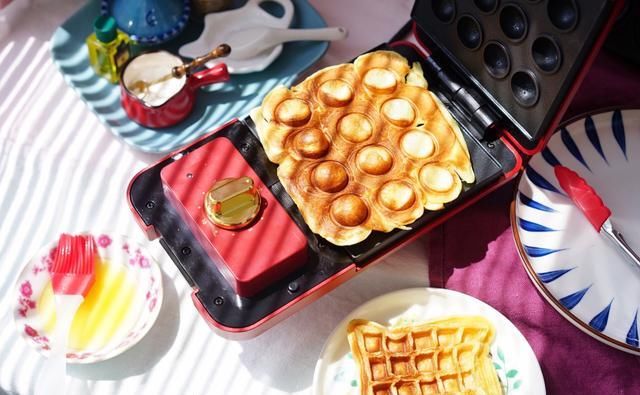  三明治机|厨艺小白怎么涉猎甜品领域？其实华夫饼、鸡蛋仔很简单啦
