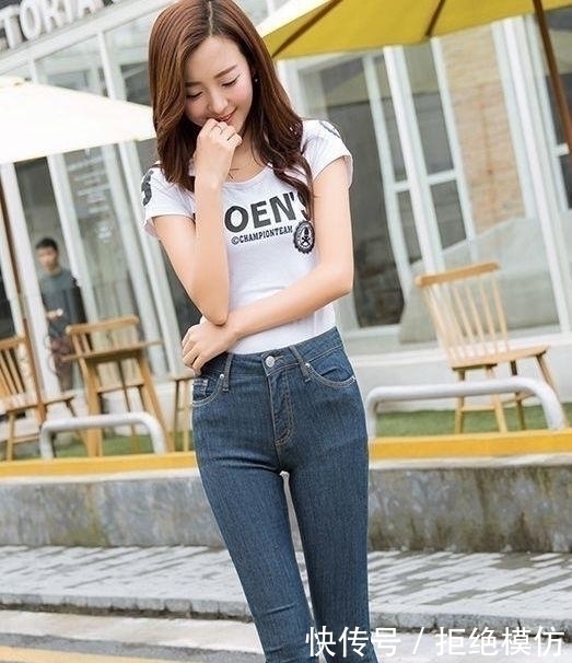  牛仔裤|腰细胯大的美女, 穿上牛仔裤更加漂亮了!