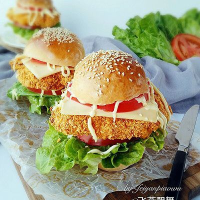  鸡蛋|新奥尔良烤鸡腿堡