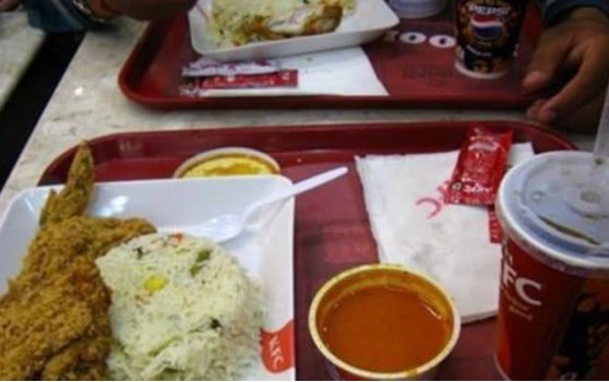 印度|印度肯德基被称为“贵族食品”,游客看了无法下口,网友说没食欲