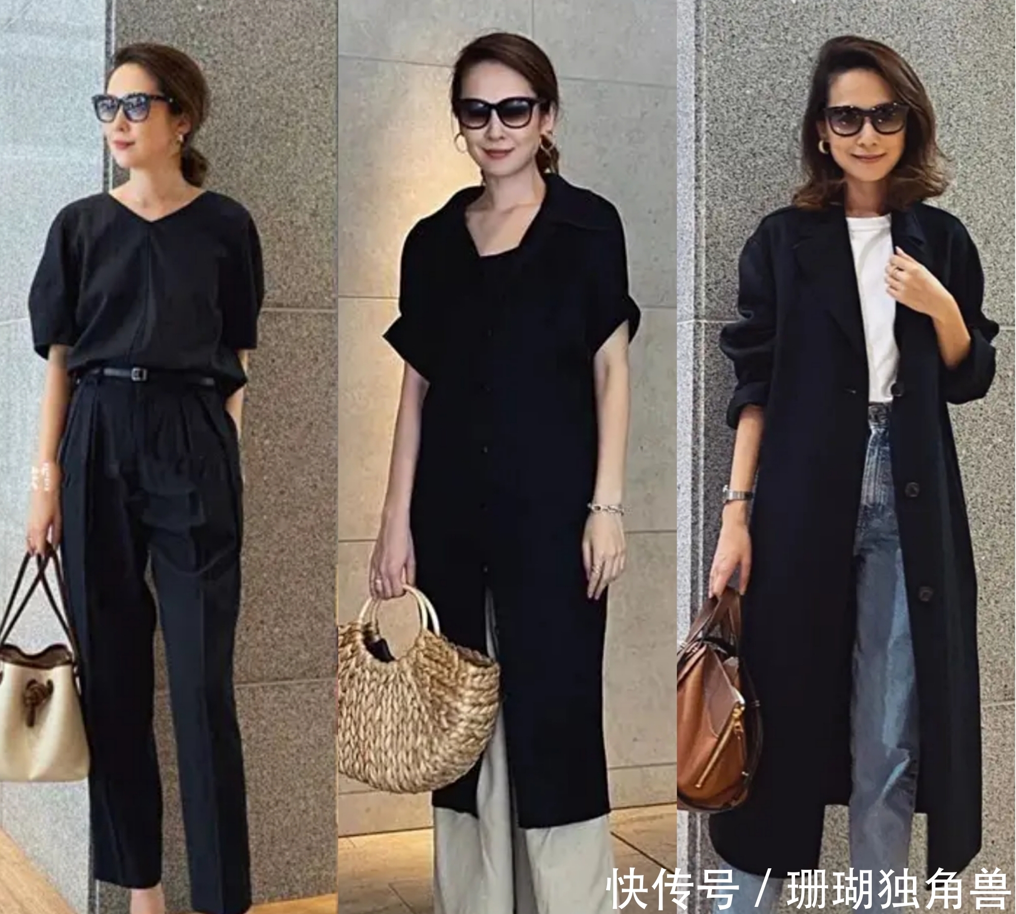  简约|40、50女人秋季穿搭示范，简约而有质感，演绎优雅知性美