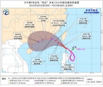 台风“苏拉”将影响华南沿海 华北东北地区多雷雨天气