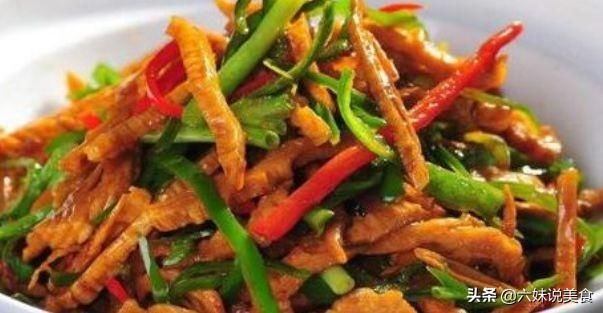  蒜薹|精选美食：尖椒炒猪肚、蜜汁烤排骨、卤金钱猪皮卷、牛百叶炒蒜薹