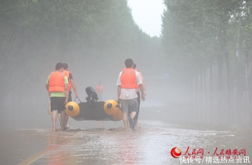 一线直击｜记者实地探访河北保定涿州市防汛救灾情况