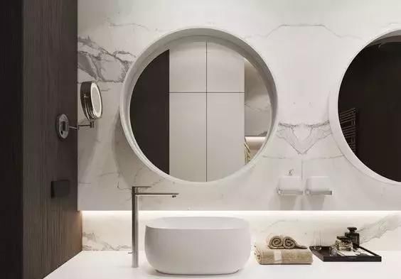  洗漱|卫生间太丑, 一定是洗漱台不够漂亮, 看看别人家的吧