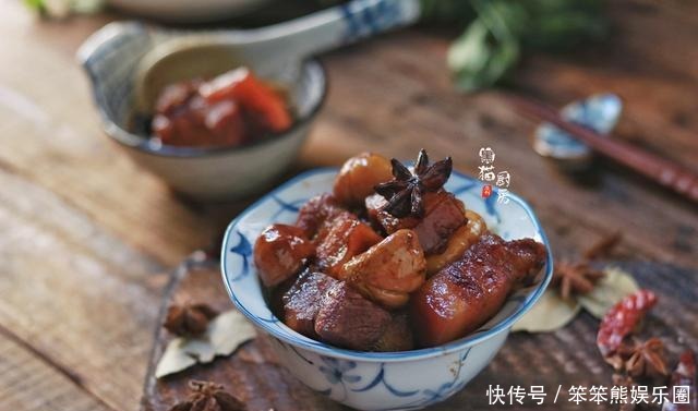 筷子|黄磊拿手的红烧肉,黄晓明也忍不住下筷子,网友只有0和无数口