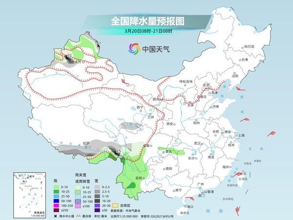 我国大部未来三天维持升温趋势 23日起大范围降水再现