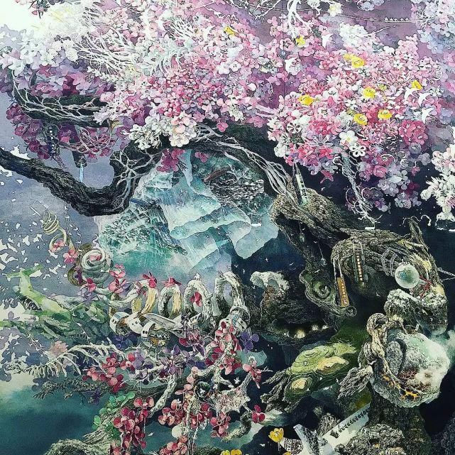 极致|一幅画画了3年,细到要用放大镜,他把钢笔画玩到了极致!