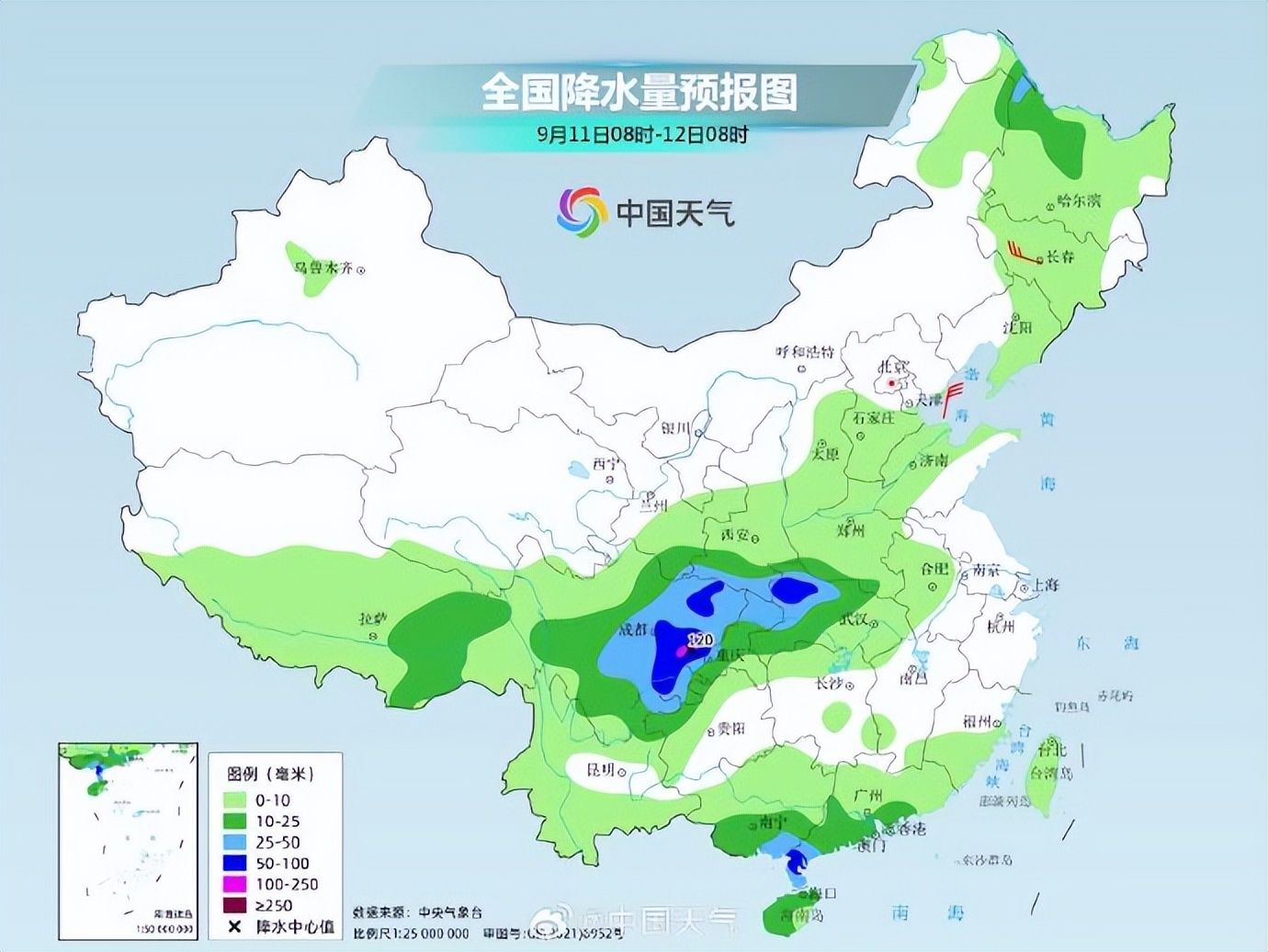 冷空气持续影响，华北东北多地将迎明显降雨降温