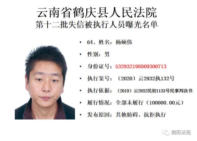 有人|又一批失信被执行人名单曝光,有人仅因为213元钱!