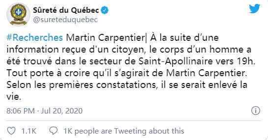  魁省|加拿大魁省遇难2女孩父亲尸体已找到 迹象表明其自杀