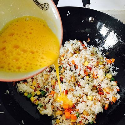  杏鲍菇|培根杏鲍菇酱油炒饭