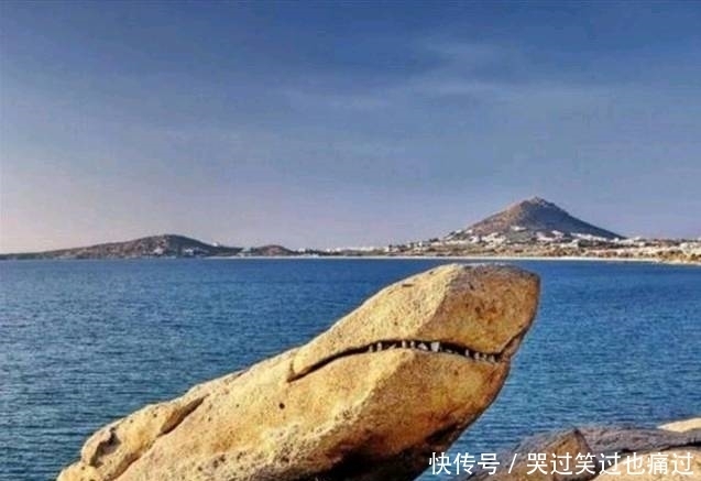 化石|搞笑图片幽默段子：这石头可真像一个鱼头，没准是化石呢，哈哈