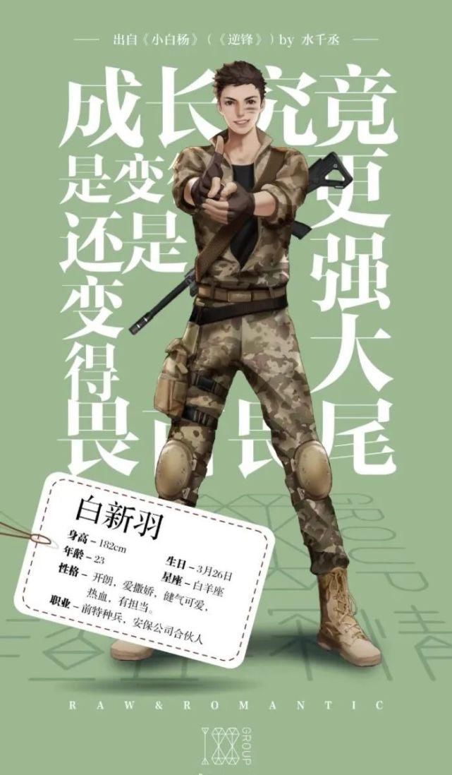  俞风城|小白杨（白新羽X俞风城）头像（基）