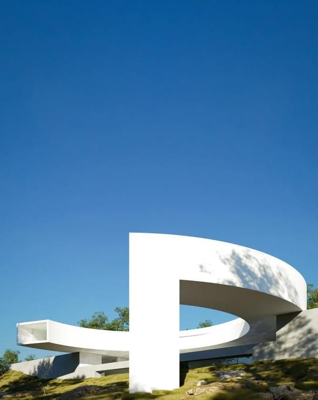  太美|太美了，白色极简主义别墅