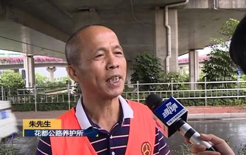  局部|花都：路面发生局部坍塌 电单车经过掉入其中