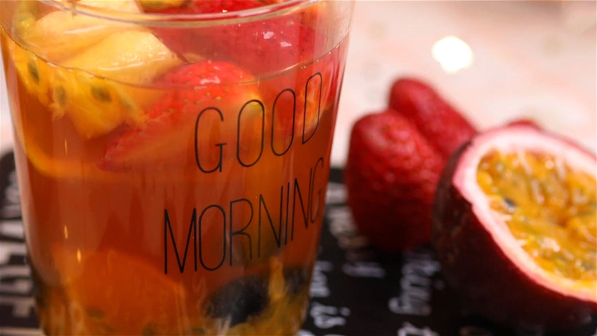 营养|教你自己做天然水果茶,开胃消食,营养好颜值高,清爽夏天